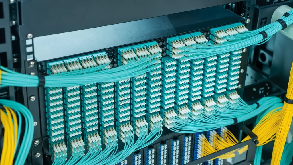 fiber optic rack